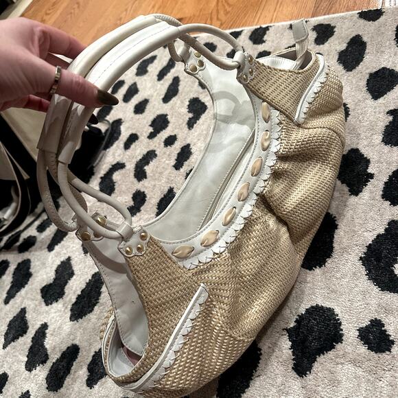 Cole Haan Straw Handbag - Picture 2 of 7